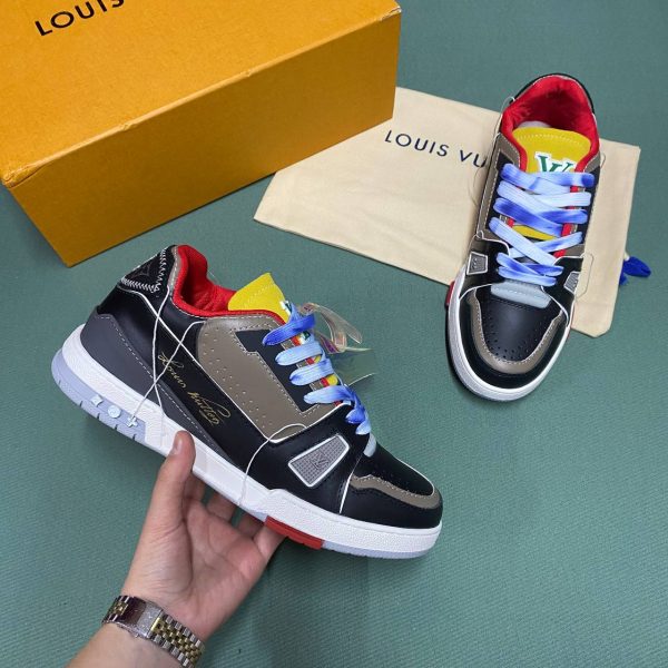 loui̇s vuitton ayakkabi sneaker erkek trainer yeni sezon rengarenk