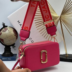 marc jacobs canta fusya pembe askili 21x13 cm