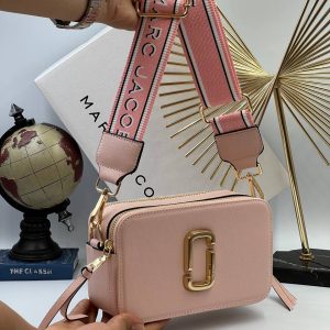 marc jacobs canta pudra pembe askili 21x13 cm