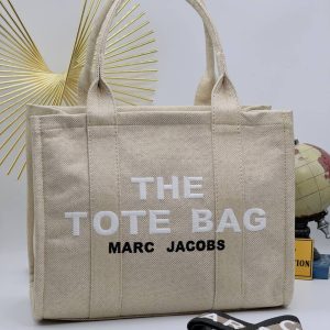 marc jacobs canta the tote bag bej kumas 34x26 cm
