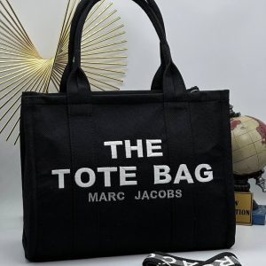 marc jacobs canta the tote bag siyah kumas 34x26 cm