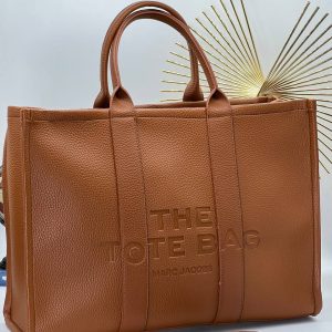 marc jacobs canta the tote bag taba buyuk boy suni deri 40x30 cm
