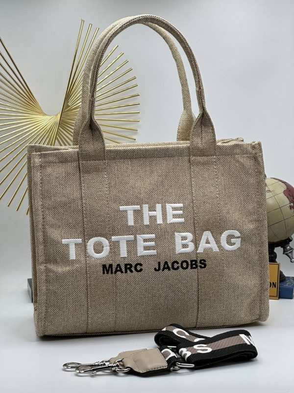 marc jacobs canta the tote bag vizon kumas 34x26 cm