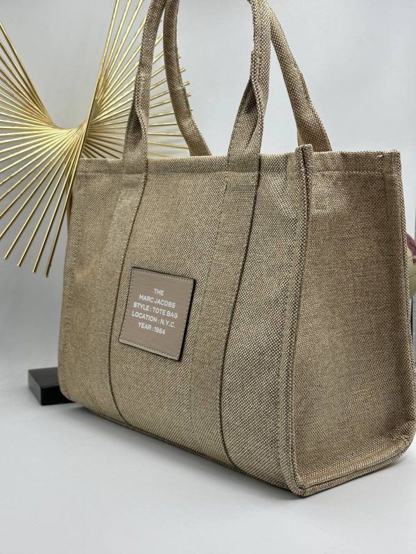 marc jacobs canta the tote bag vizon kumas 34x26 cm