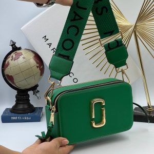 marc jacobs canta yesil siyah askili 21x13 cm
