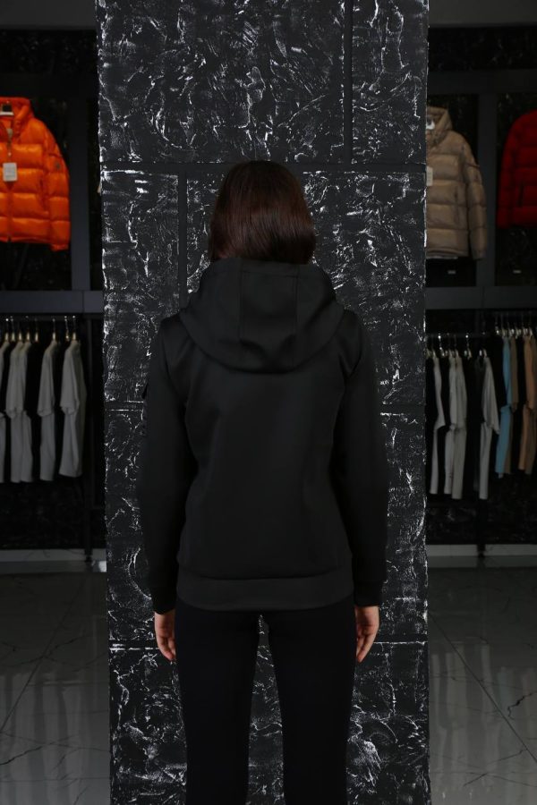 moncler mont baharlik triko detayli siyah