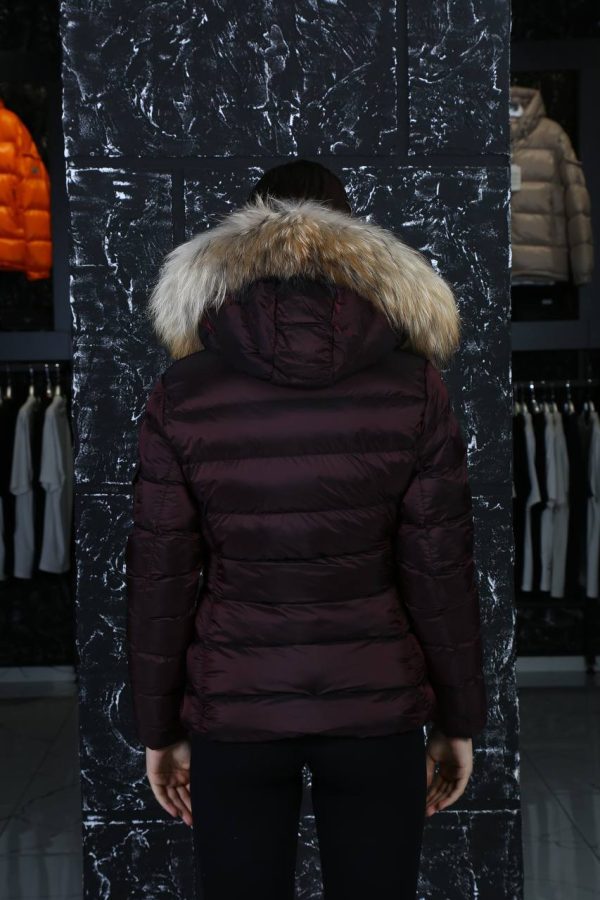 moncler mont bordo classic kolu cepli kapusonlu tilki tuyu