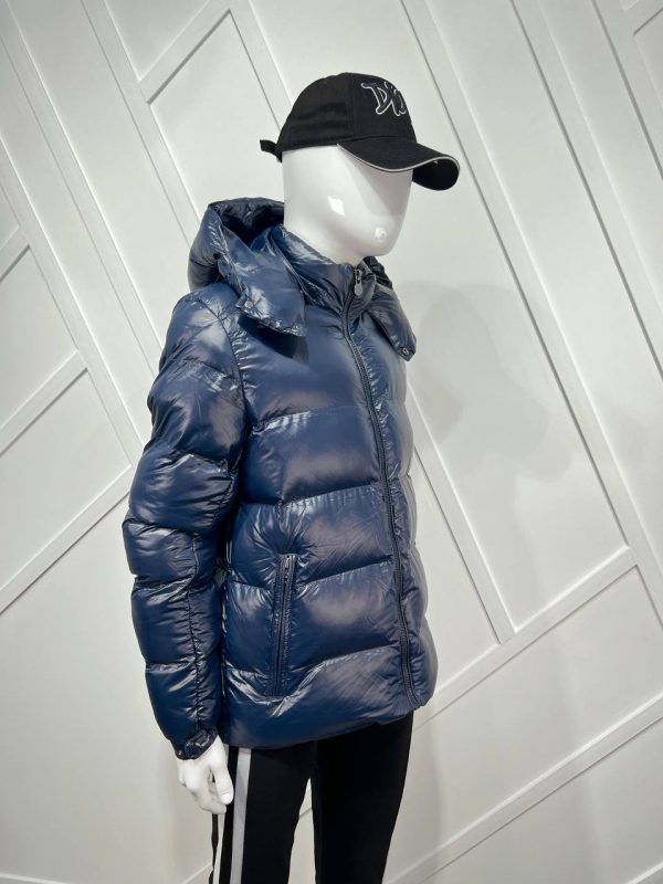 moncler mont erkek lacivert kapusonlu