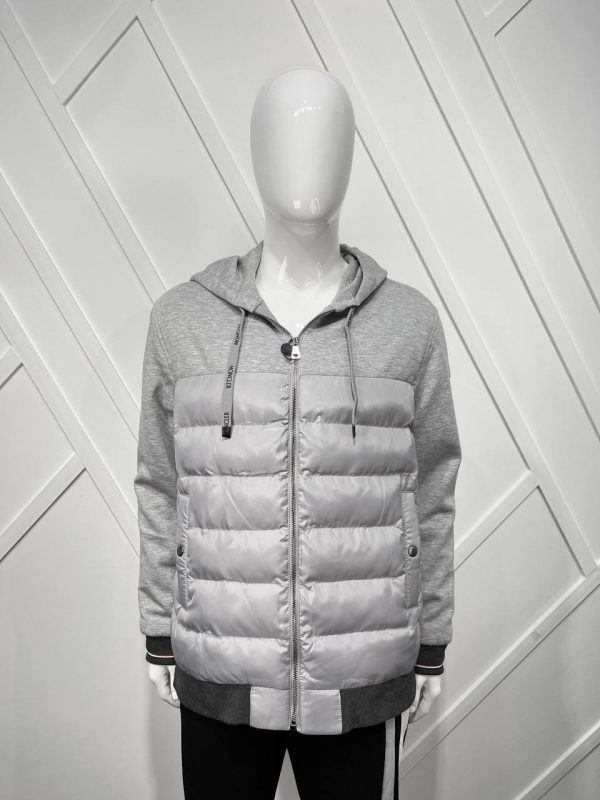 moncler mont erkek triko gri