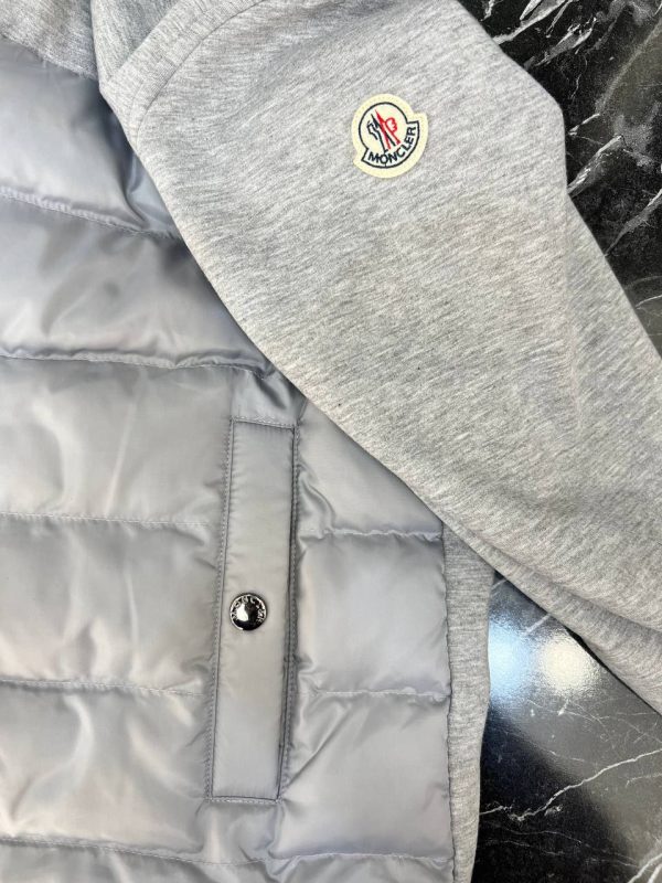 moncler mont erkek triko gri