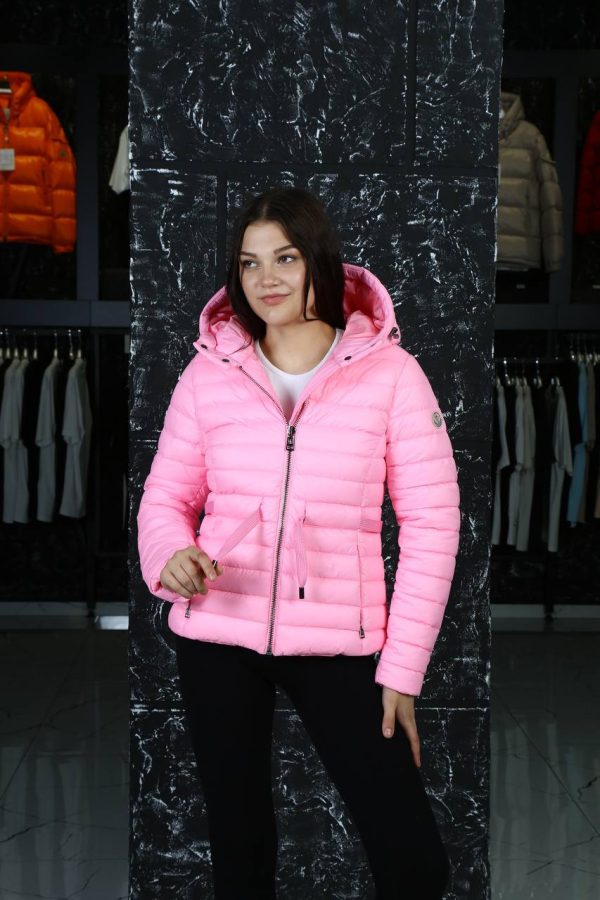 moncler mont pembe beli sikmali kapusonlu