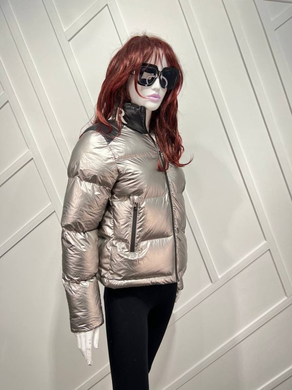 moncler mont silver siyah detayli puf