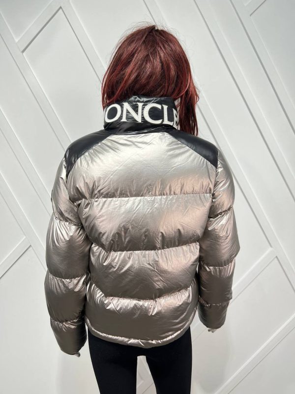 moncler mont silver siyah detayli puf