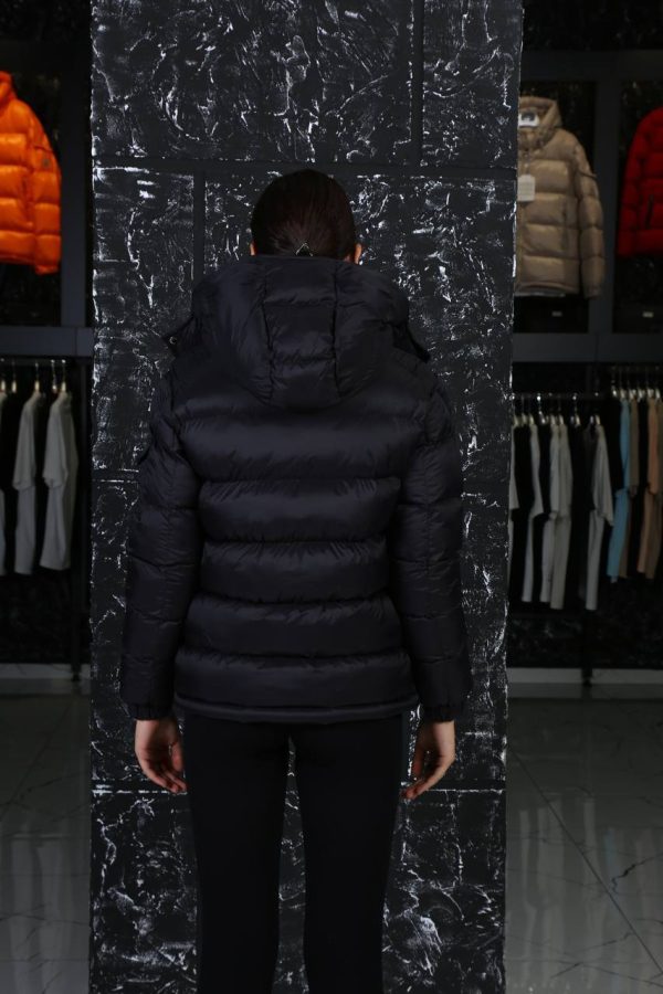 moncler mont siyah mat classic kolu cepli kapusonlu