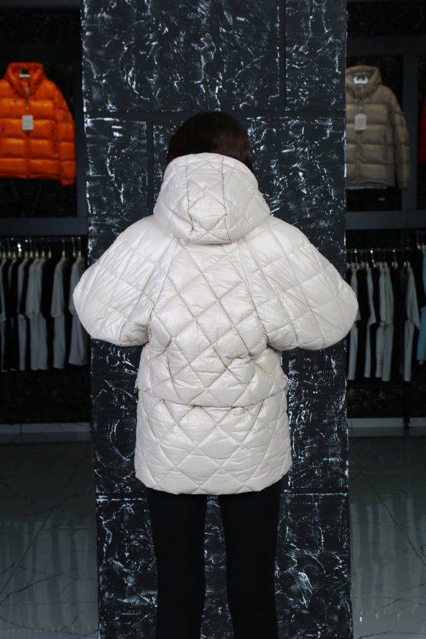 moncler mont vizon kollari triko detayli kapusonlu