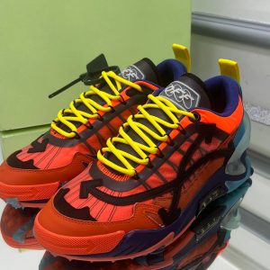 off white ayakkabi erkek kirmizi mavi