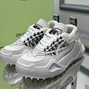 off white ayakkabi unisex beyaz hakiki deri