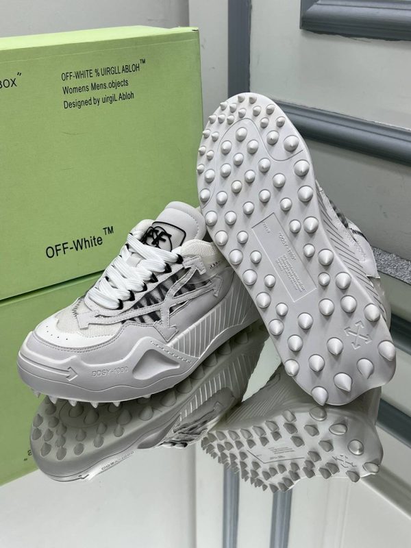 off white ayakkabi unisex beyaz hakiki deri