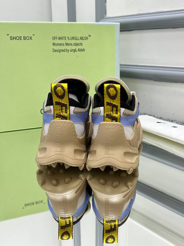 off white ayakkabi unisex camel mavi beyaz
