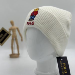polo ralph lauren bere ayicikli unisex beyaz