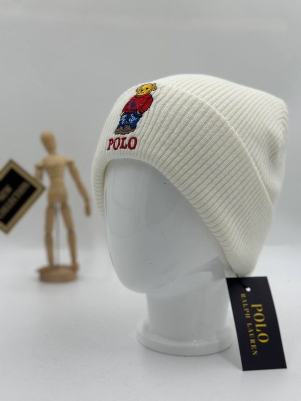 polo ralph lauren bere ayicikli unisex beyaz