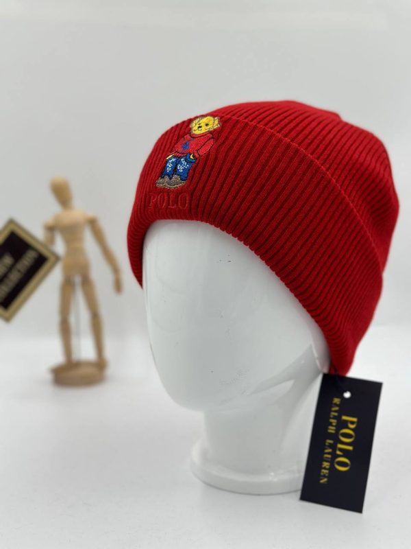 polo ralph lauren bere ayicikli unisex kirmizi