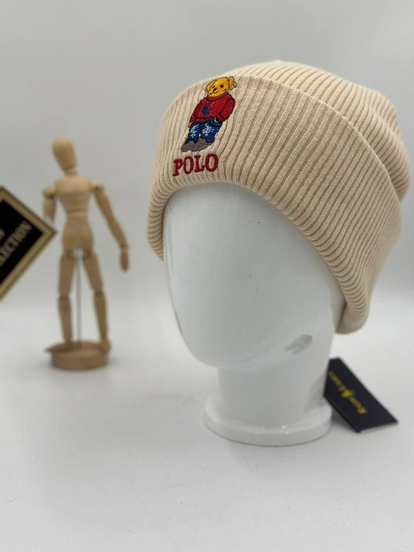 polo ralph lauren bere ayicikli unisex krem
