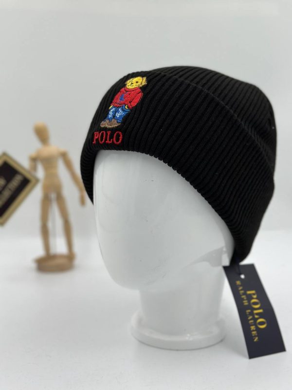 polo ralph lauren bere ayicikli unisex siyah