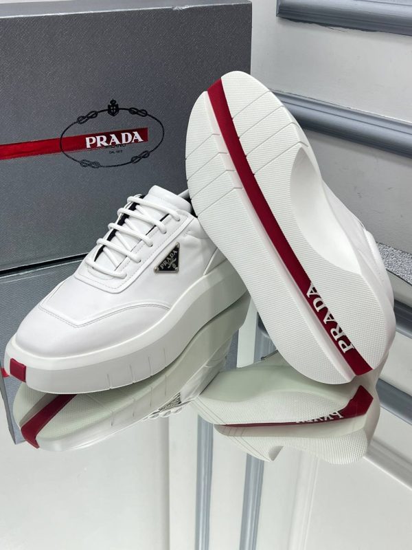 prada ayakkabi erkek beyaz hakiki deri