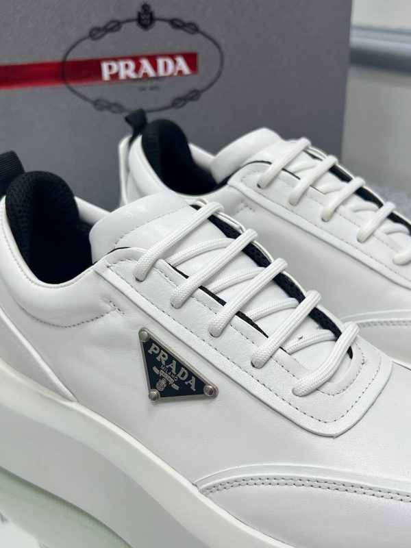 prada ayakkabi erkek beyaz hakiki deri