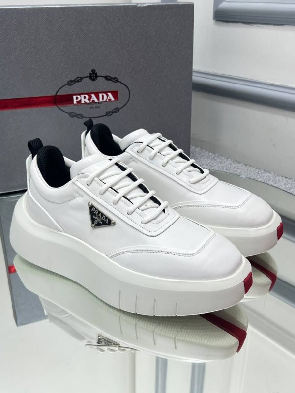 prada ayakkabi erkek beyaz siyah