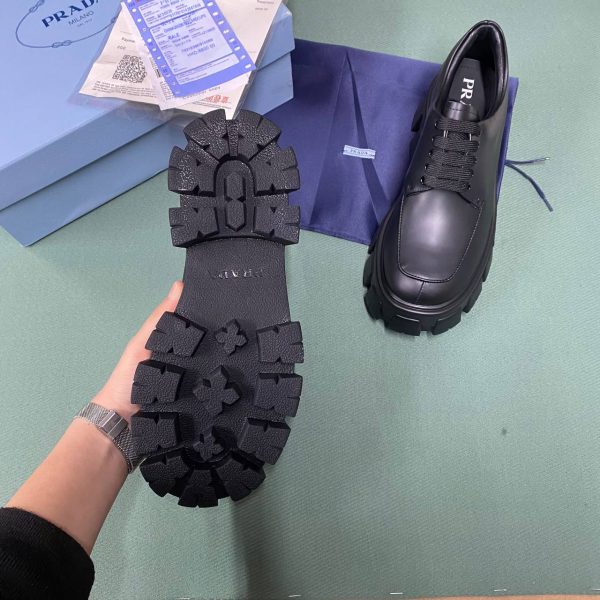 prada ayakkabi kadin kalin taban siyah classic yeni