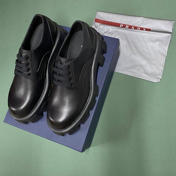 prada ayakkabi kalin taban siyah classic