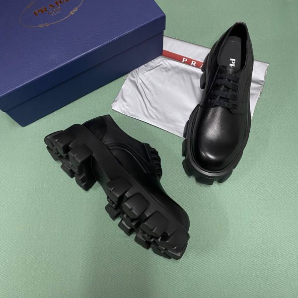 prada ayakkabi kalin taban siyah classic
