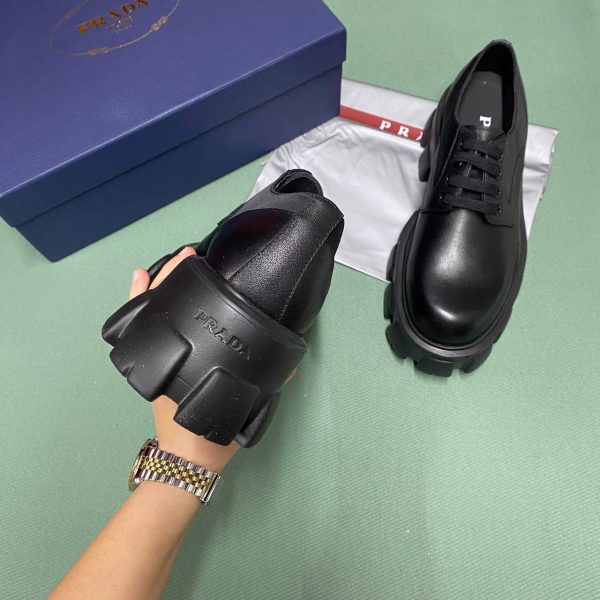 prada ayakkabi kalin taban siyah classic