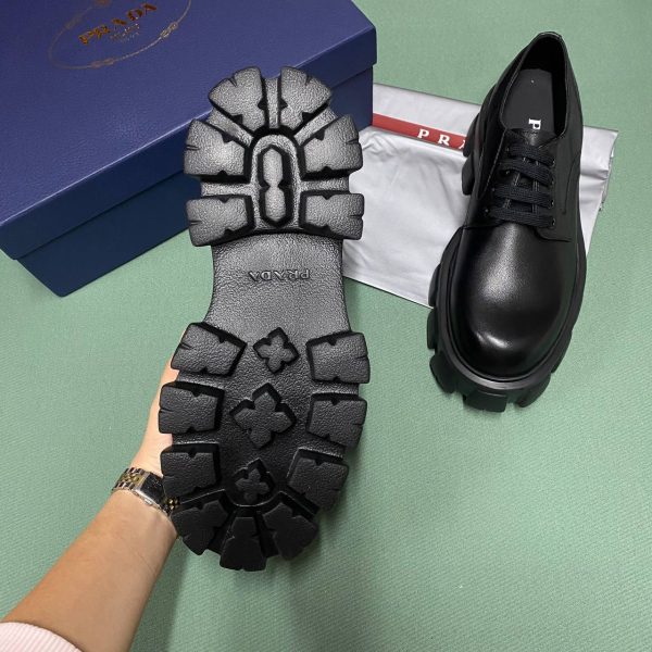 prada ayakkabi kalin taban siyah classic