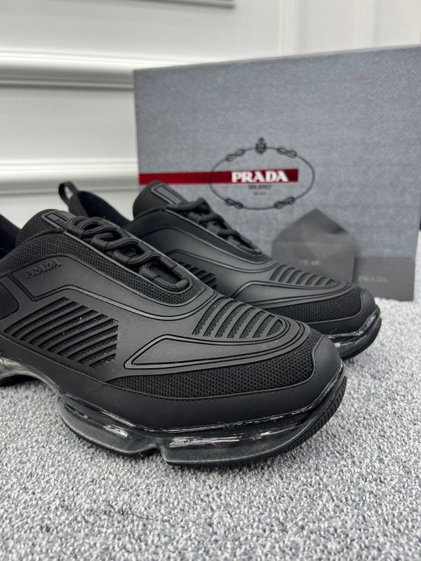 prada ayakkabi siyah seffaf taban cloudbust air technical fabric