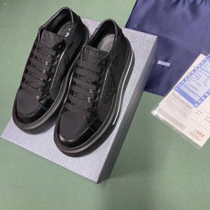 prada ayakkabi sneaker kadin siyah yeni sezon scuba kumas