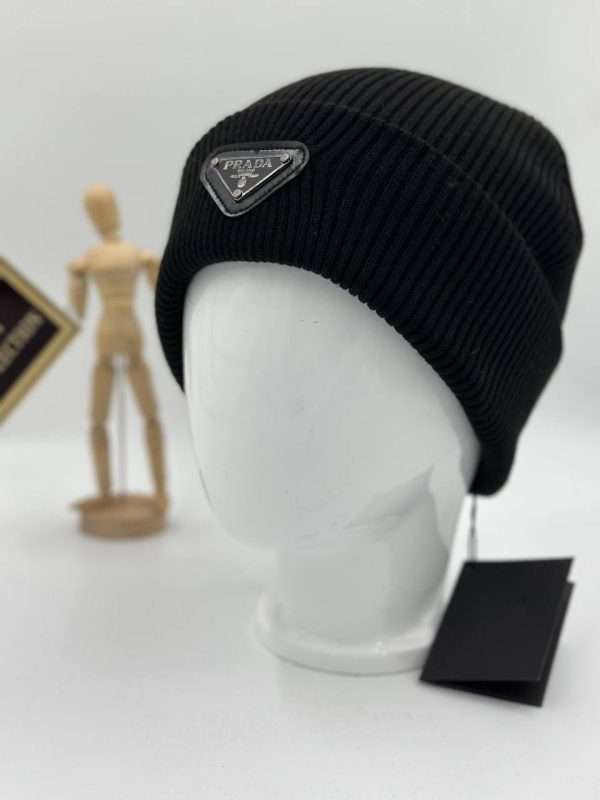 prada bere unisex siyah
