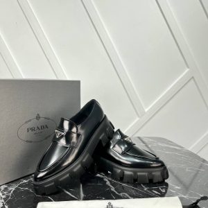prada bot siyah satin