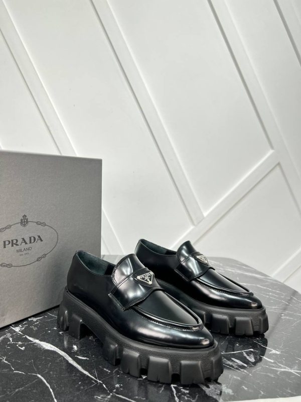 prada bot siyah satin