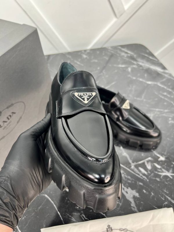prada bot siyah satin