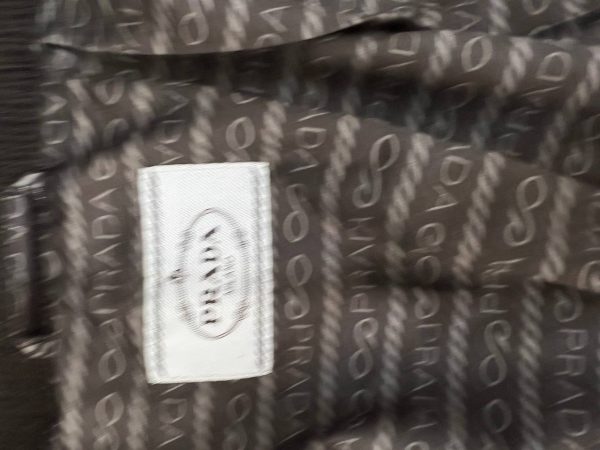 prada mont siyah dis kumasi triko detay