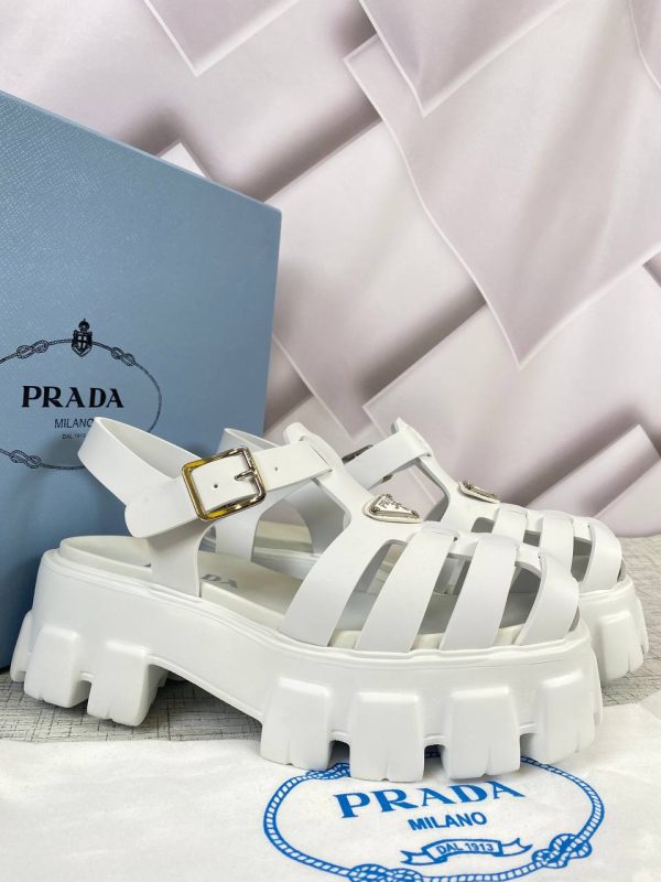 prada terlik rubber beyaz ithal