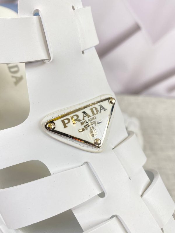 prada terlik rubber beyaz ithal