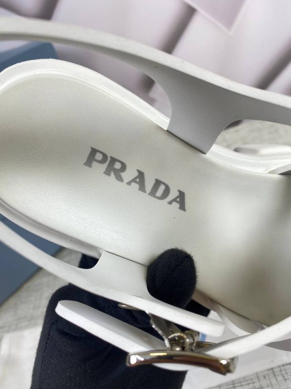 prada terlik rubber beyaz ithal