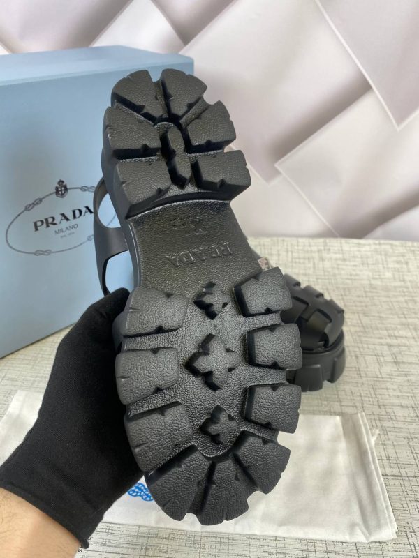 prada terlik rubber siyah sandalet ithal