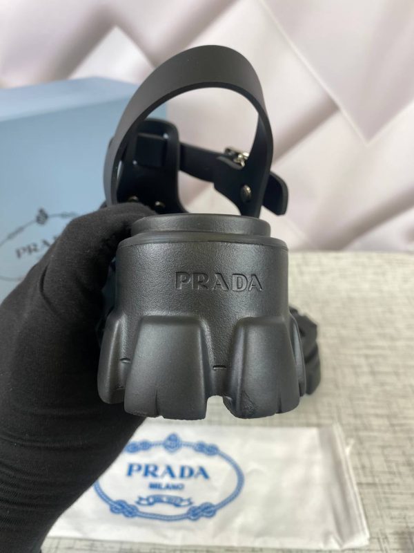 prada terlik rubber siyah sandalet ithal