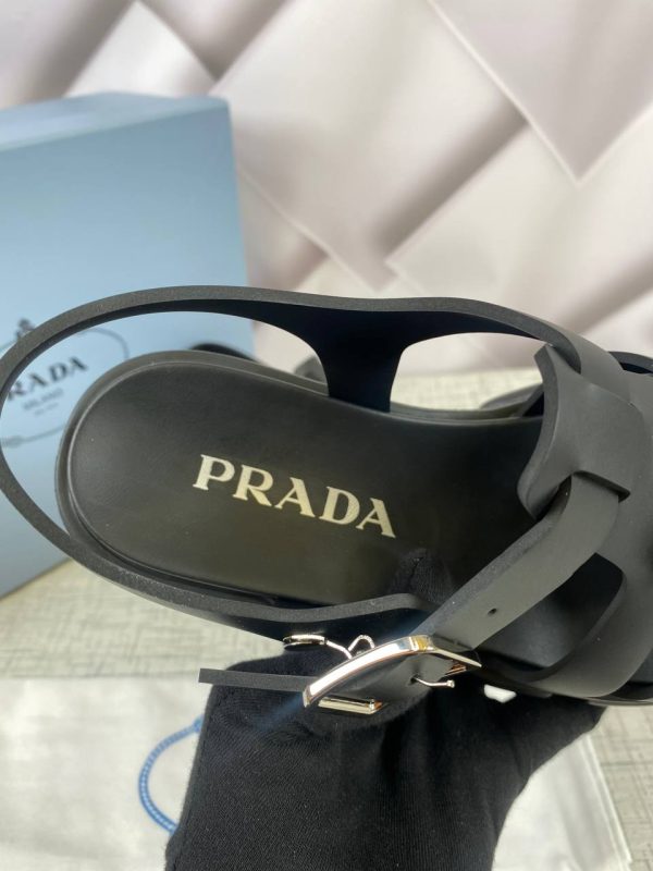 prada terlik rubber siyah sandalet ithal