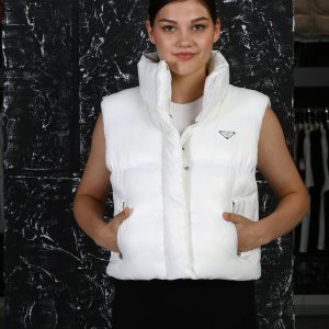 prada yelek beyaz yuksek kalite